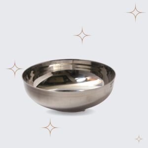 Vivaan Stainless Steel Tasla | Steel Tasla | Cooking in heavy bottom